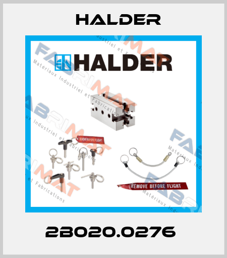 2B020.0276  Halder