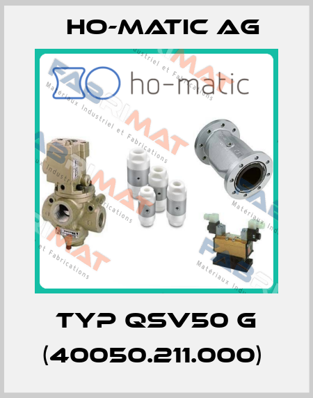 Typ QSV50 G (40050.211.000)  Ho-Matic AG