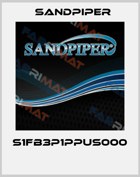 S1FB3P1PPUS000  Sandpiper