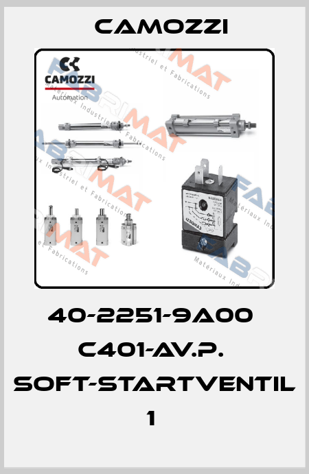 40-2251-9A00  C401-AV.P.  SOFT-STARTVENTIL 1  Camozzi