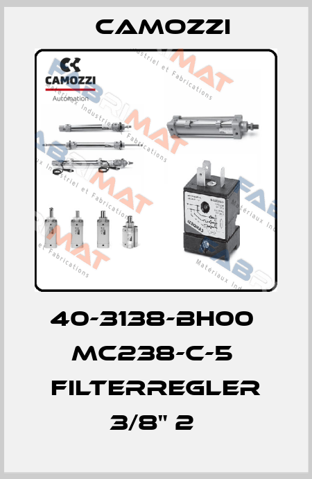 40-3138-BH00  MC238-C-5  FILTERREGLER 3/8" 2  Camozzi