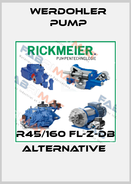 R45/160 FL-Z-DB  Alternative  Werdohler Pump