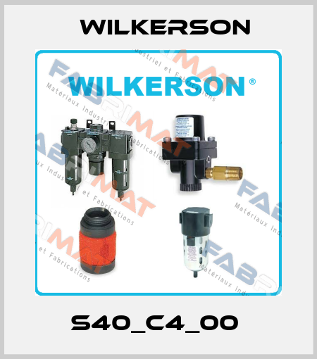 S40_C4_00  Wilkerson
