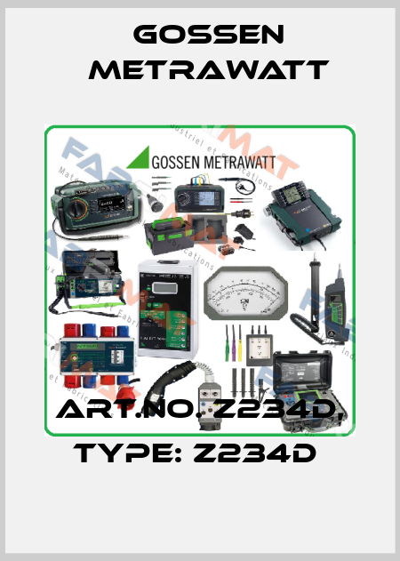 Art.No. Z234D, Type: Z234D  Gossen Metrawatt