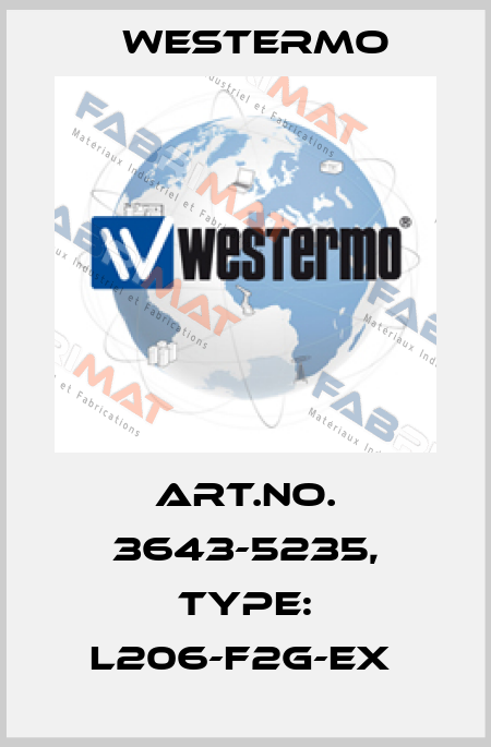 Art.No. 3643-5235, Type: L206-F2G-EX  Westermo