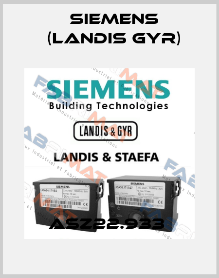 ASZ22.933  Siemens (Landis Gyr)