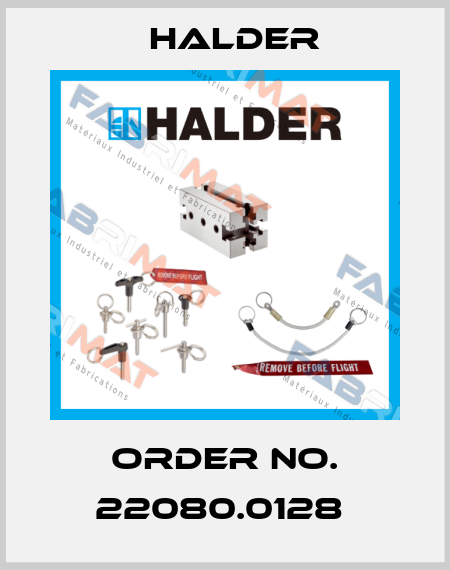 Order No. 22080.0128  Halder