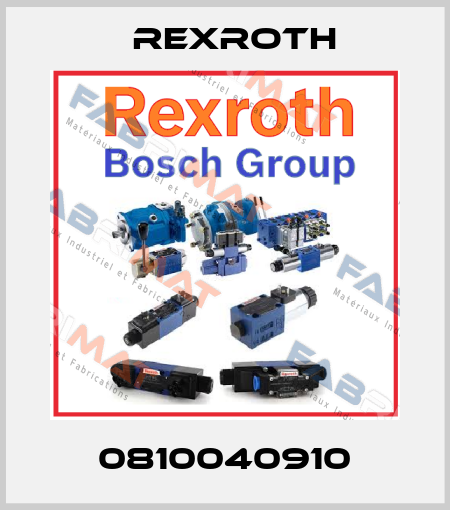 0810040910 Rexroth