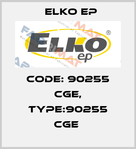 Code: 90255 CGE, Type:90255 CGE  Elko EP