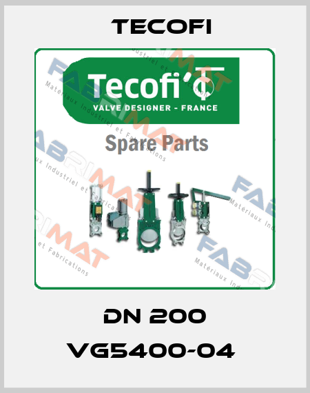 Dn 200 VG5400-04  Tecofi