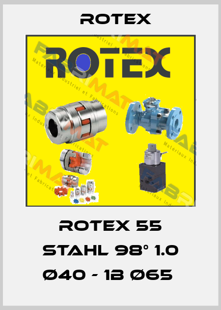 ROTEX 55 Stahl 98° 1.0 Ø40 - 1B Ø65  Rotex