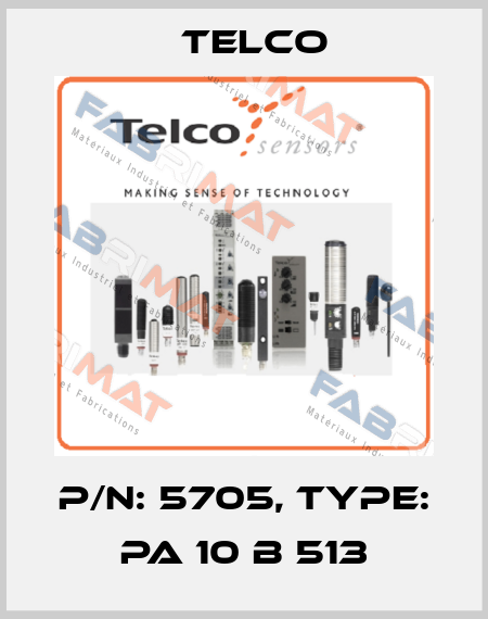 p/n: 5705, Type: PA 10 B 513 Telco