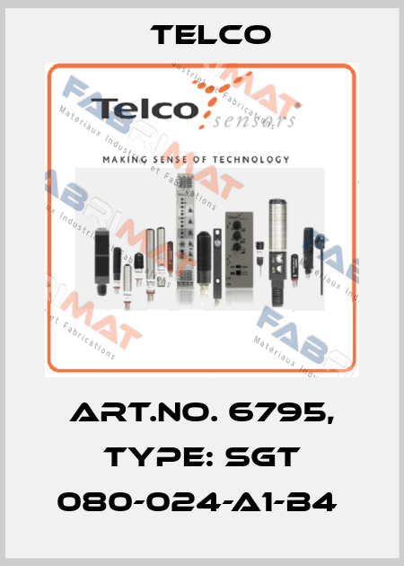 Art.No. 6795, Type: SGT 080-024-A1-B4  Telco