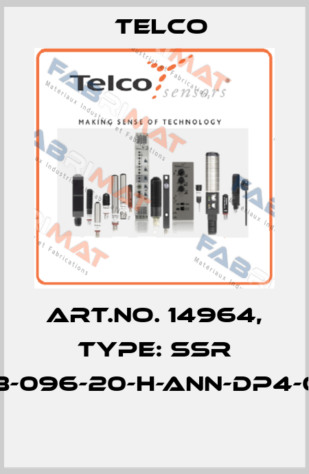 Art.No. 14964, Type: SSR 02-198-096-20-H-ANN-DP4-0.5-J12  Telco