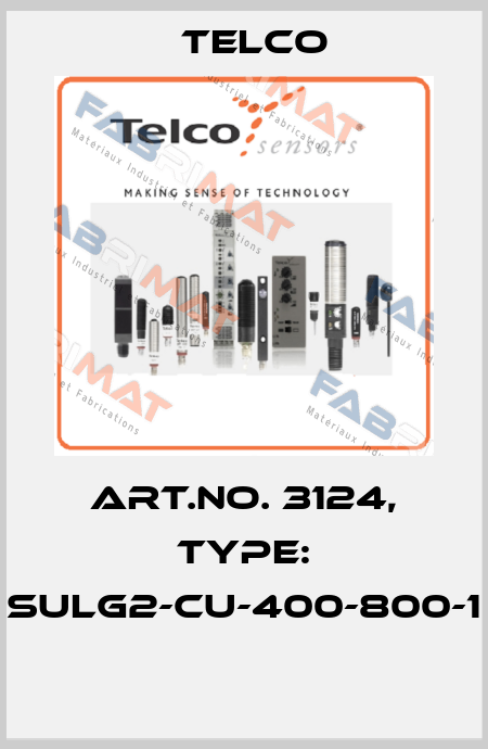Art.No. 3124, Type: SULG2-CU-400-800-1  Telco