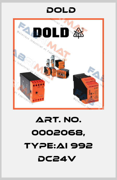 Art. No. 0002068, Type:AI 992 DC24V  Dold