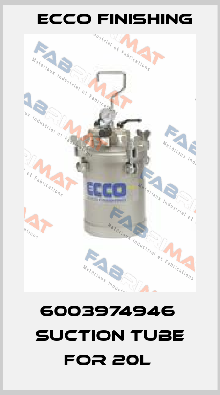 6003974946  SUCTION TUBE FOR 20L  Ecco Finishing