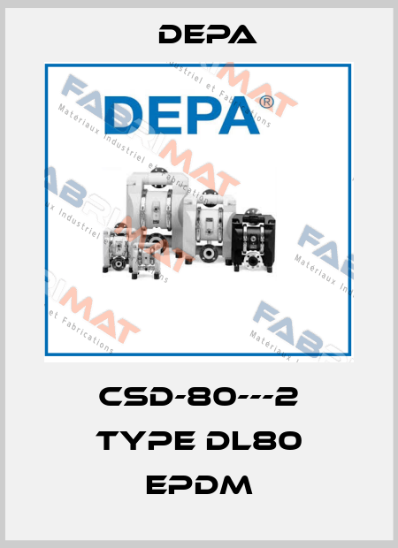 CSD-80---2 Type DL80 EPDM Depa