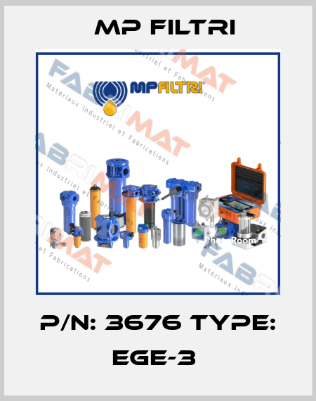 P/N: 3676 Type: EGE-3  MP Filtri