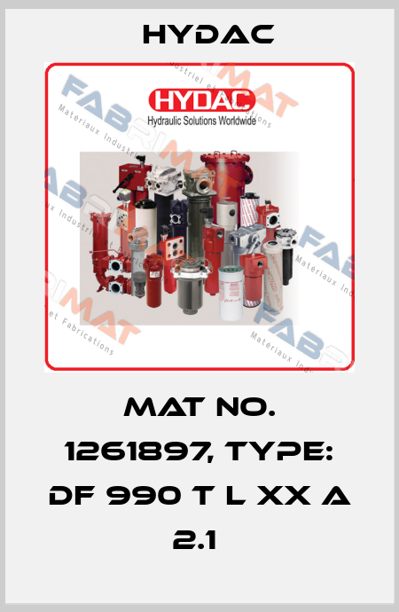 Mat No. 1261897, Type: DF 990 T L XX A 2.1  Hydac