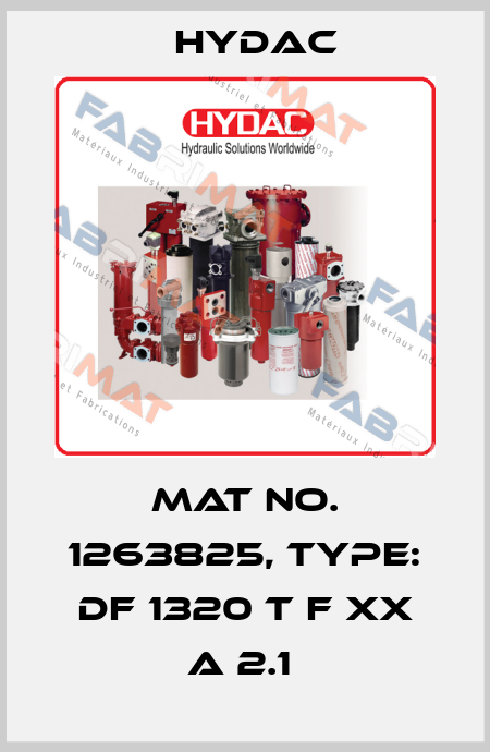 Mat No. 1263825, Type: DF 1320 T F XX A 2.1  Hydac