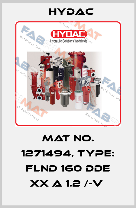 Mat No. 1271494, Type: FLND 160 DDE XX A 1.2 /-V  Hydac