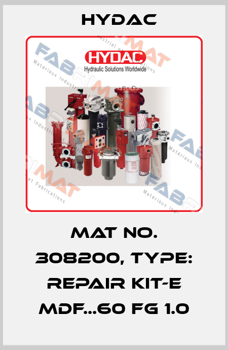 Mat No. 308200, Type: REPAIR KIT-E MDF...60 FG 1.0 Hydac