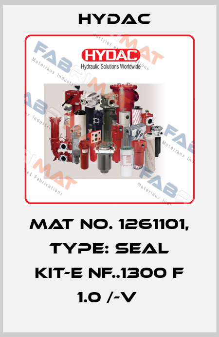 Mat No. 1261101, Type: SEAL KIT-E NF..1300 F 1.0 /-V  Hydac