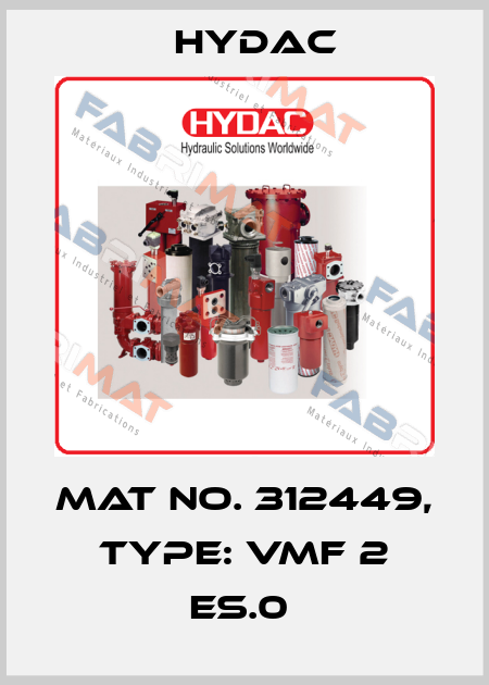 Mat No. 312449, Type: VMF 2 ES.0  Hydac