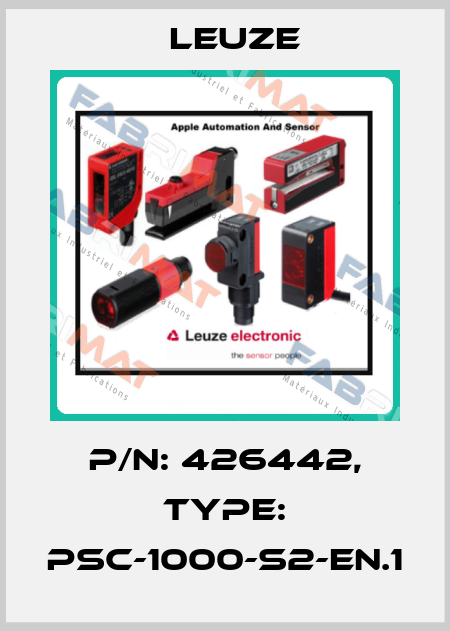 p/n: 426442, Type: PSC-1000-S2-EN.1 Leuze