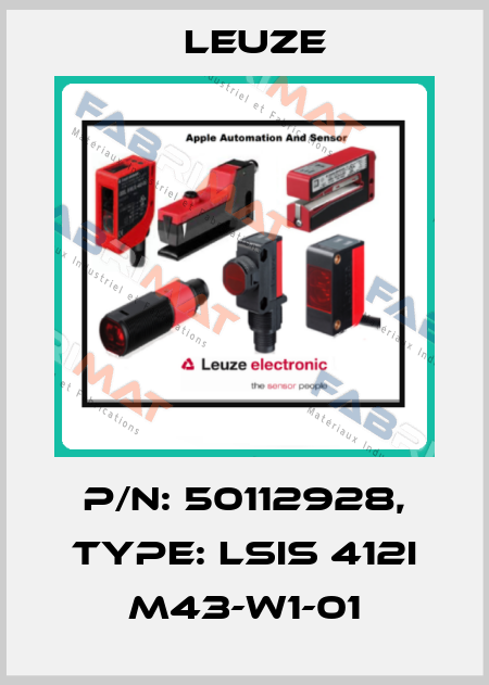p/n: 50112928, Type: LSIS 412i M43-W1-01 Leuze