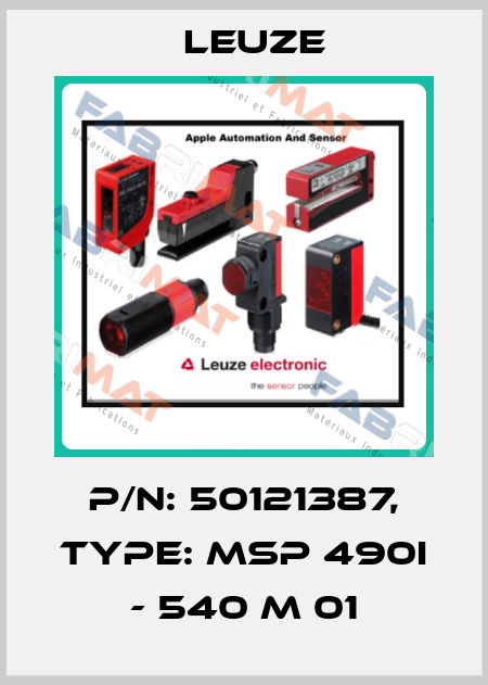 p/n: 50121387, Type: MSP 490i - 540 M 01 Leuze