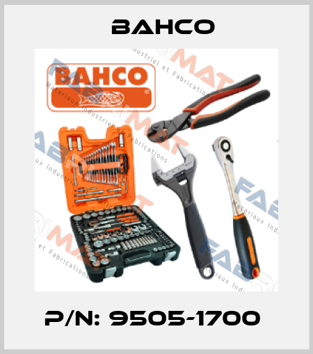 P/N: 9505-1700  Bahco