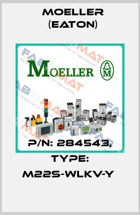 P/N: 284543, Type: M22S-WLKV-Y  Moeller (Eaton)