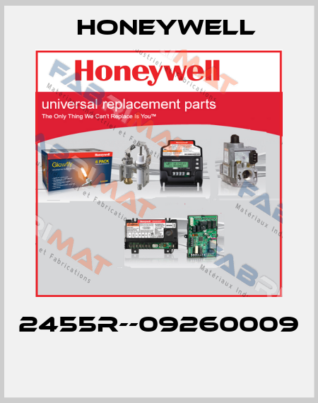 2455R--09260009  Honeywell