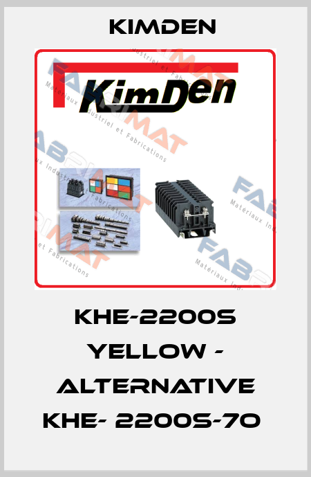KHE-2200S Yellow - alternative KHE- 2200S-7O  Kimden