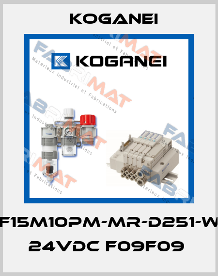F15M10PM-MR-D251-W 24VDC F09F09  Koganei