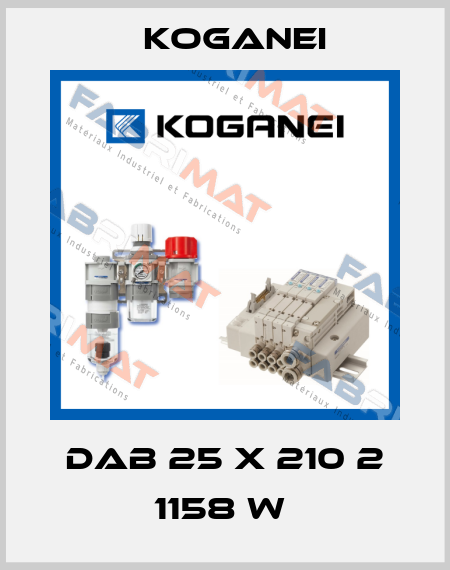 DAB 25 X 210 2 1158 W  Koganei