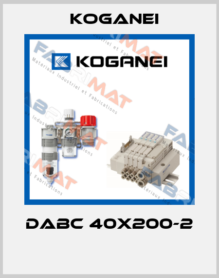 DABC 40X200-2  Koganei