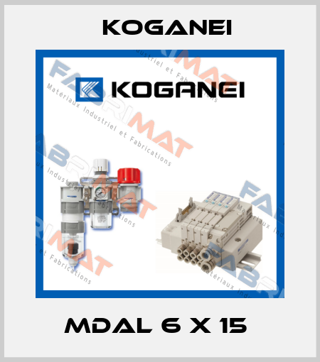 MDAL 6 X 15  Koganei
