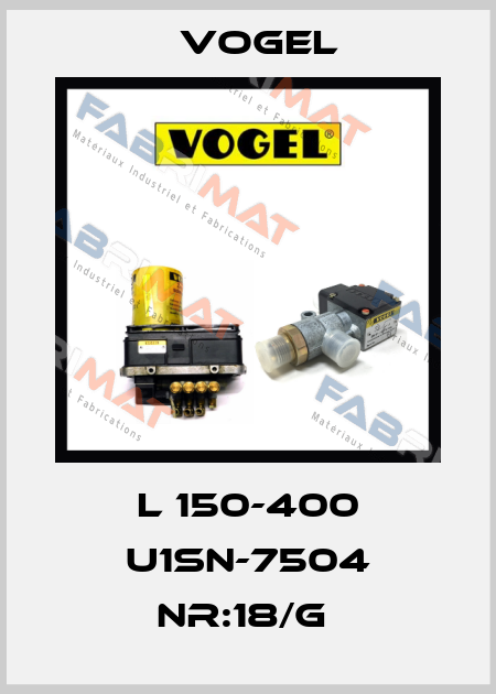 L 150-400 U1SN-7504 NR:18/G  Vogel