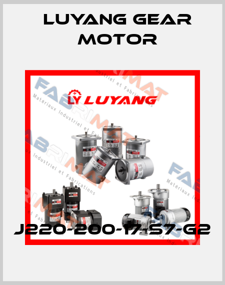 J220-200-17-S7-G2 Luyang Gear Motor