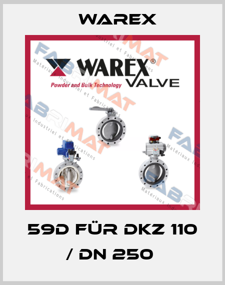 59D für DKZ 110 / DN 250  Warex