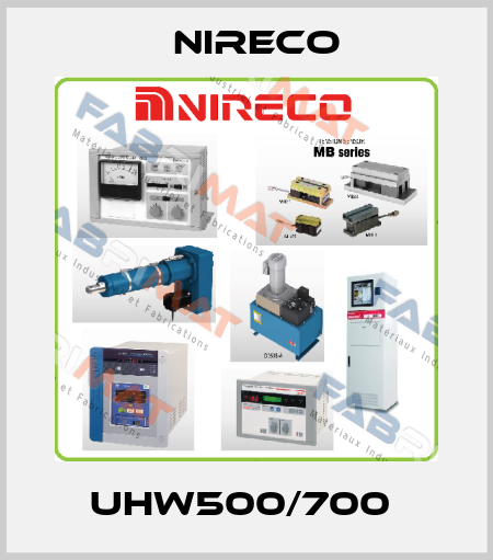 UHW500/700  Nireco