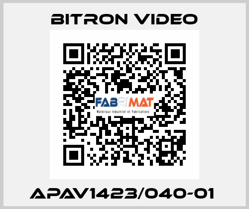 APAV1423/040-01  Bitron video