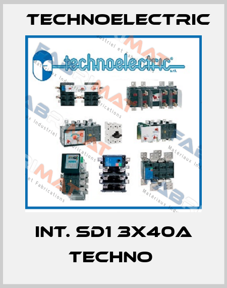 INT. SD1 3X40A TECHNO  Technoelectric