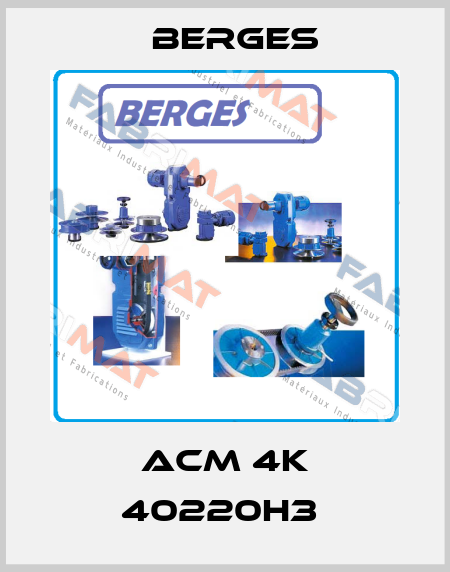 ACM 4K 40220H3  Berges