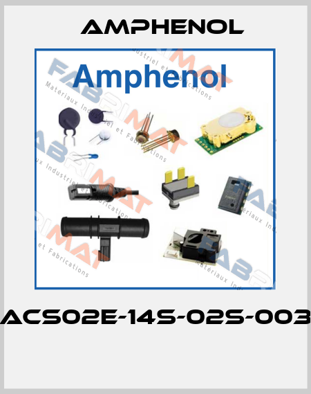 ACS02E-14S-02S-003  Amphenol