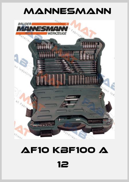 AF10 KBF100 A 12  Mannesmann