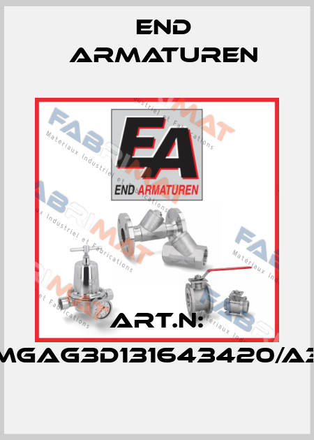 ART.N: MGAG3D131643420/A3 End Armaturen